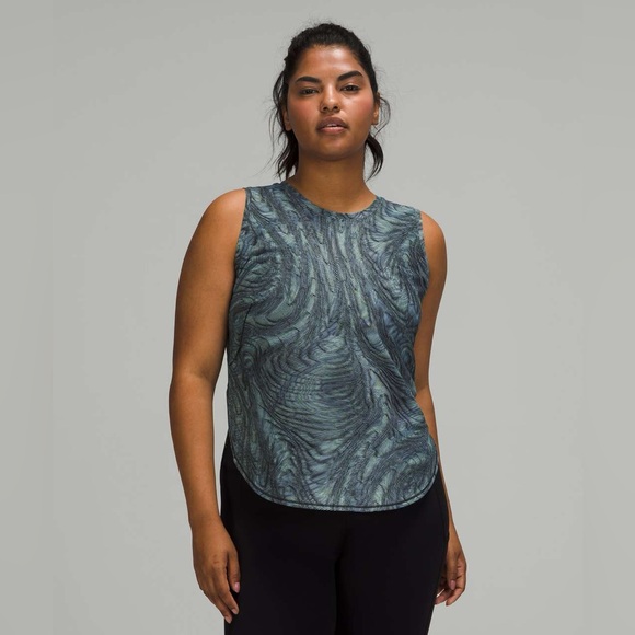 lululemon athletica Tops - (3/$100) Lululemon High Neck Split Hem Run Tank